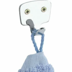 WENKO 17898100 Wandhaken Uno Basic, Edelstahl Rostfrei, 3.5 X 4 X 1.5 Cm, Glänzend