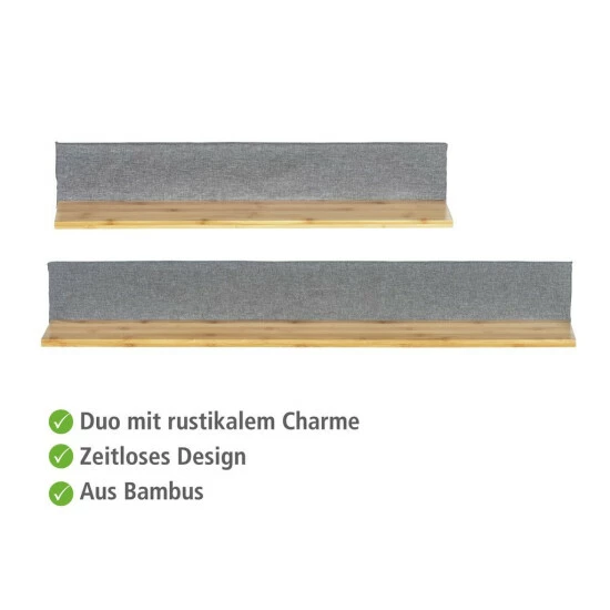 Wenko Wandregal Bahari, 2er Set 4 Wenko Wandregal Bahari, 2er Set – Bild 2