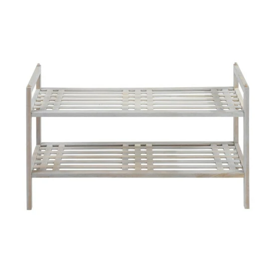 Wenko Regalsystem Norway Aus Walnussholz Mit 2 Ablagen Natur Weiß 5 Wenko Regalsystem Norway Aus Walnussholz Mit 2 Ablagen Natur Weiß – Bild 3