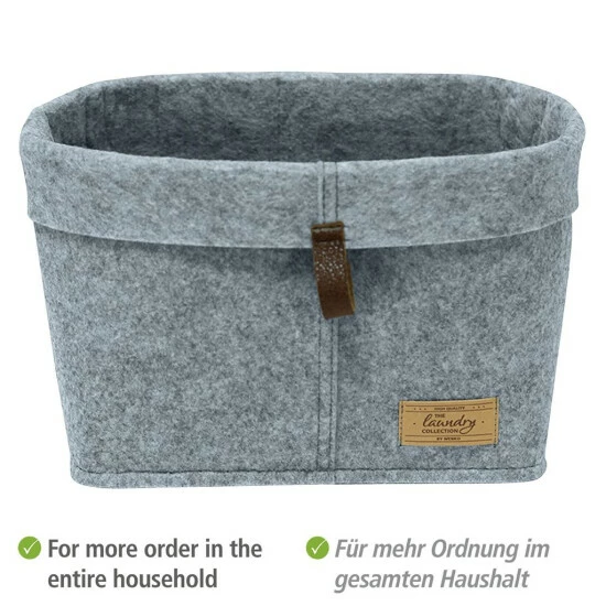 Wenko Filz-Korb Feli L 5 Wenko Filz-Korb Feli L – Bild 3