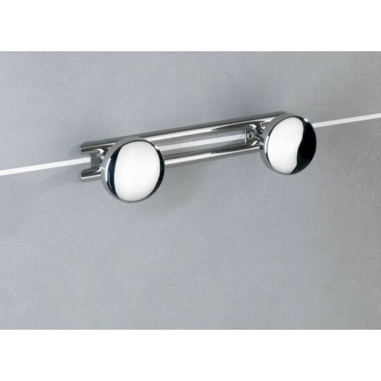 Wenko Hakenleiste Basic Mit 2 Haken Edelstahl 6 Wenko Hakenleiste Basic Mit 2 Haken Edelstahl – Bild 4