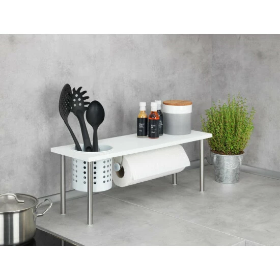 Wenko Universalregal Mit Rollenhalter Blanco 10 Wenko Universalregal Mit Rollenhalter Blanco – Bild 8