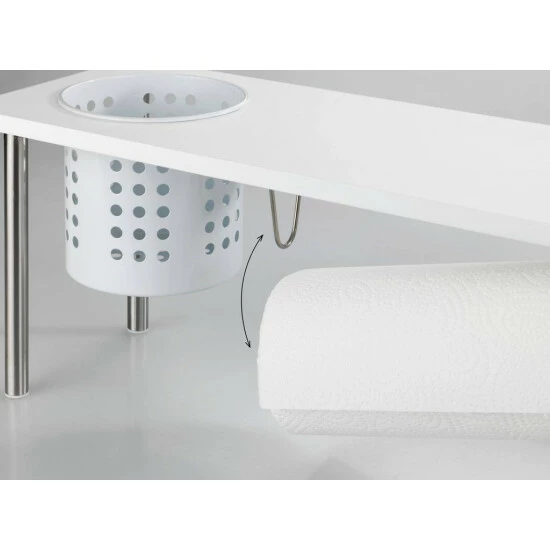 Wenko Universalregal Mit Rollenhalter Blanco 15 Wenko Universalregal Mit Rollenhalter Blanco – Bild 13