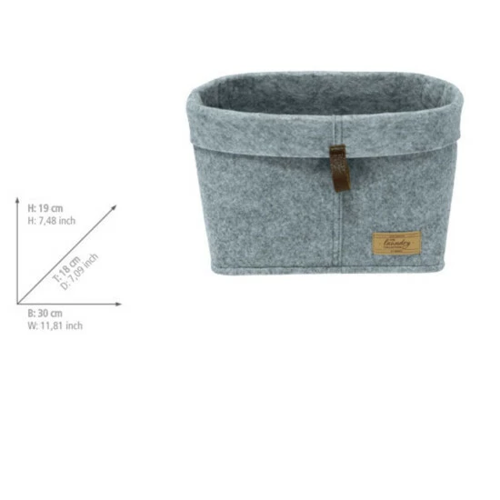 Wenko Filz-Korb Feli L 12 Wenko Filz-Korb Feli L – Bild 10