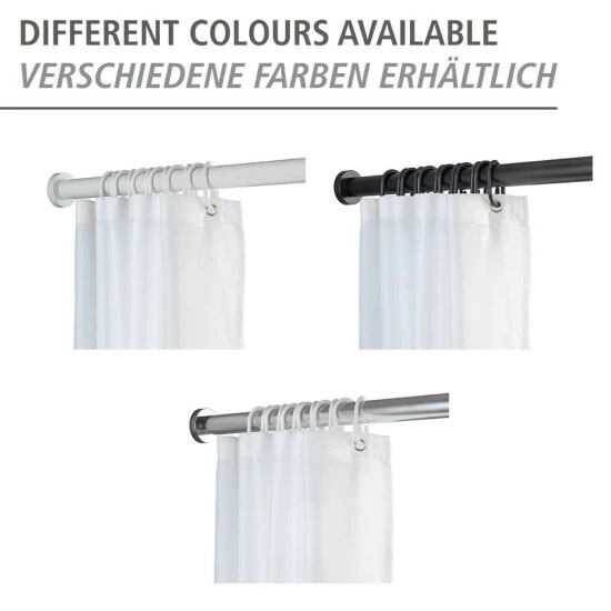 Wenko Teleskop-Duschstange Luz 110 - 185 Cm, Schwarz 14 Wenko Teleskop-Duschstange Luz 110 - 185 Cm, Schwarz – Bild 12