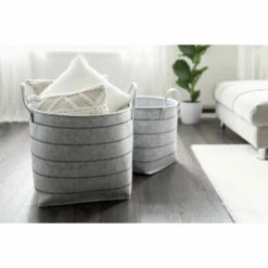 Wenko Filz Aufbewahrungskorb Nella Grau, XL -Günstiges Wenko Geschäft unnamed file 29720