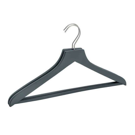 Wenko Kleiderbügel Tokio Grau 3 Wenko Kleiderbügel Tokio Grau