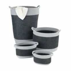 Wenko Filzkorb Bea Dunkelgrau M -Günstiges Wenko Geschäft unnamed file 29738