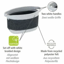 Wenko Filzkorb Bea Dunkelgrau M -Günstiges Wenko Geschäft unnamed file 29740