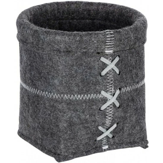 Wenko Aufbewahrungskorb Mara Filz M, Anthrazit 12 Wenko Aufbewahrungskorb Mara Filz M, Anthrazit – Bild 10