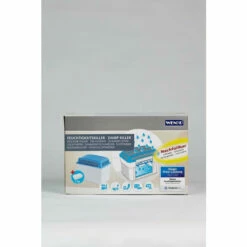 WENKO Luftentfeuchter Feuchtigkeitskiller, Mit 1000 Gr Granulatblock, Raumentfeuchter Fasst Bis Zu 1,4 L Feuchtigkeit, Nachfüllbar, 24 X 16 X 15 Cm, Grau Blau | Inkl. 2er Set Reinigungsschwämme Gratis -Günstiges Wenko Geschäft unnamed file 2991