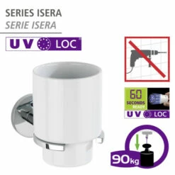 Wenko UV-Loc® Zahnputzbecherhalter Isera