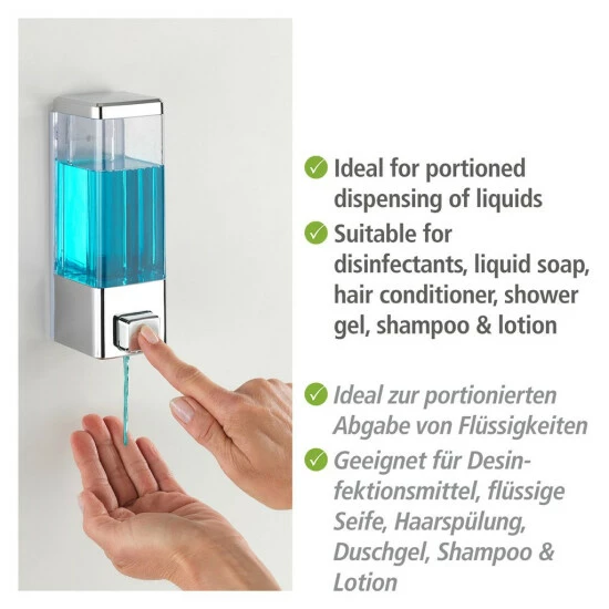 Wenko Desinfektionsmittel-Spender Istres Chrom 6 Wenko Desinfektionsmittel-Spender Istres Chrom – Bild 4