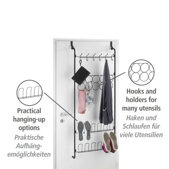 WENKO Tür-Organizer, Kleiderbügel Und Schuhhalter - WENKO 7 WENKO Tür-Organizer, Kleiderbügel Und Schuhhalter - WENKO – Bild 5