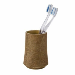 Wenko Zahnputzbecher Jute