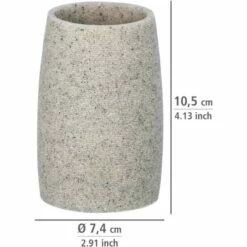 Wenko Zahnputzbecher Goa Hellgrau -Günstiges Wenko Geschäft unnamed file 30136