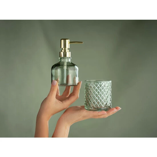 Wenko Zahnputzbecher Atessa Mint 4 Wenko Zahnputzbecher Atessa Mint – Bild 2