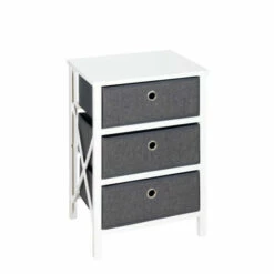 Regal Mit 3 Schubladen, 60 X 32 X 41 Cm, Klappbar, WENKO -Günstiges Wenko Geschäft unnamed file 30323