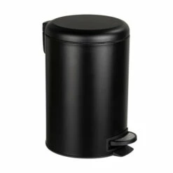 Wenko Treteimer Leman Easy Close Schwarz 12 L