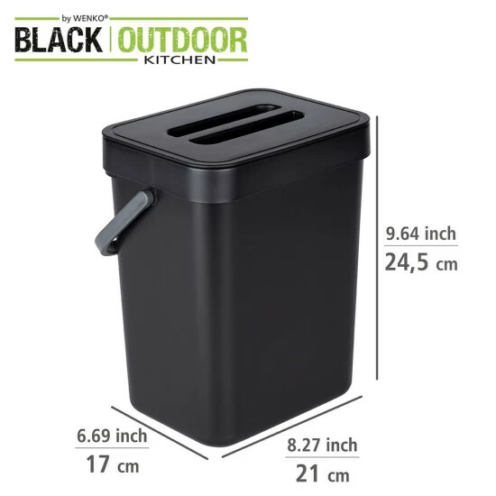 Wenko Abfallsammler Mit Griff Tago 5 Liter 9 Wenko Abfallsammler Mit Griff Tago 5 Liter – Bild 7
