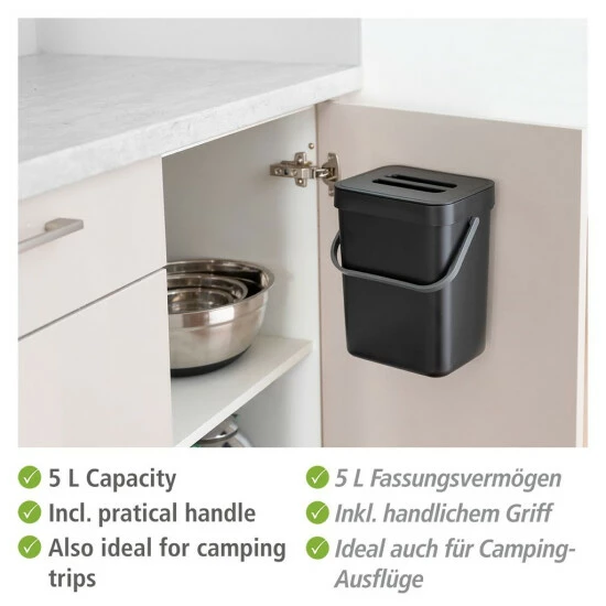 Wenko Abfallsammler Mit Griff Tago 5 Liter 14 Wenko Abfallsammler Mit Griff Tago 5 Liter – Bild 12