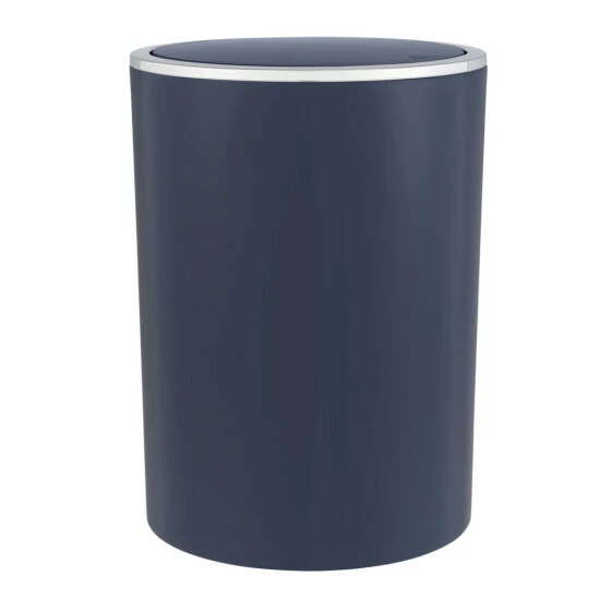 Wenko Schwingdeckeleimer Inca Dunkelblau, 5L 4 Wenko Schwingdeckeleimer Inca Dunkelblau, 5L – Bild 2