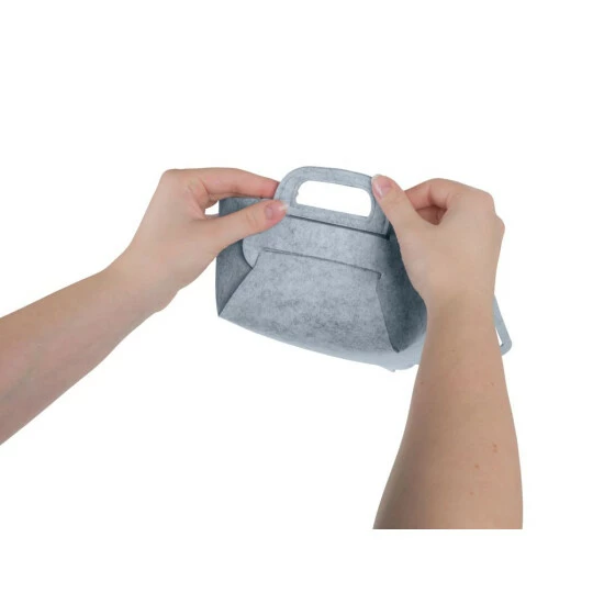 Wenko Filzkorb Nina S Hellgrau 15 Wenko Filzkorb Nina S Hellgrau – Bild 13