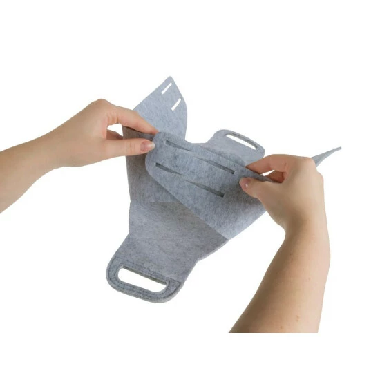 Wenko Filzkorb Nina S Hellgrau 17 Wenko Filzkorb Nina S Hellgrau – Bild 15