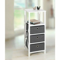 Regal Mit 3 Schubladen, 85 X 35 X 34 Cm, Klappbar, WENKO