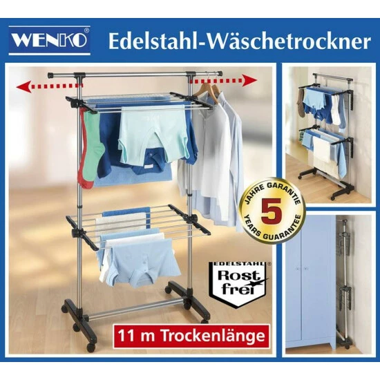 Wenko Mobiler Wäschetrockner 5 Wenko Mobiler Wäschetrockner – Bild 3