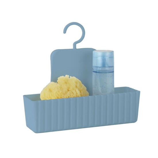 Wenko Bad-Accessoire Set Minas Blaugrau, 5-tlg. 8 Wenko Bad-Accessoire Set Minas Blaugrau, 5-tlg. – Bild 6