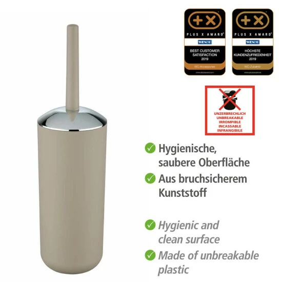 Wenko Bad-Accessoire Set Brasil Taupe, 4-teilig 11 Wenko Bad-Accessoire Set Brasil Taupe, 4-teilig – Bild 9