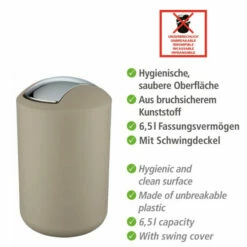 Wenko Bad-Accessoire Set Brasil Taupe, 4-teilig 25 Wenko Bad-Accessoire Set Brasil Taupe, 4-teilig -Günstiges Wenko Geschäft unnamed file 30746