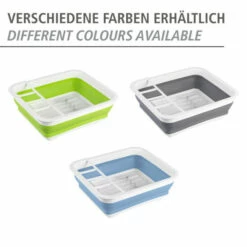 Wenko Geschirrabtropfer Gaia Faltbar Grau/Weiß -Günstiges Wenko Geschäft unnamed file 3075