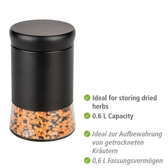Wenko Glas Aufbewahrungsdose Boga 0, 6 Liter 5 Wenko Glas Aufbewahrungsdose Boga 0, 6 Liter – Bild 3