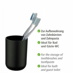 Wenko Zahnputzbecher Brasil Schwarz -Günstiges Wenko Geschäft unnamed file 3087