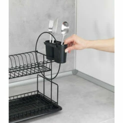 Wenko Geschirrabtropfer Premium Duo Schwarz -Günstiges Wenko Geschäft unnamed file 30943