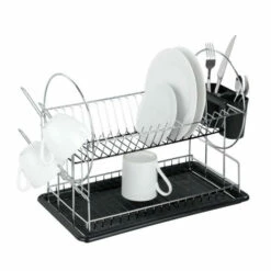 Wenko Geschirrabtropfer Premium Duo Schwarz -Günstiges Wenko Geschäft unnamed file 30944