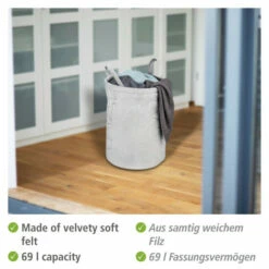 Wenko Wäschesammler Samira Grau 23 Wenko Wäschesammler Samira Grau -Günstiges Wenko Geschäft unnamed file 30956