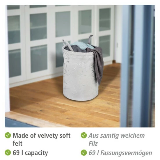 Wenko Wäschesammler Samira Grau 12 Wenko Wäschesammler Samira Grau – Bild 10