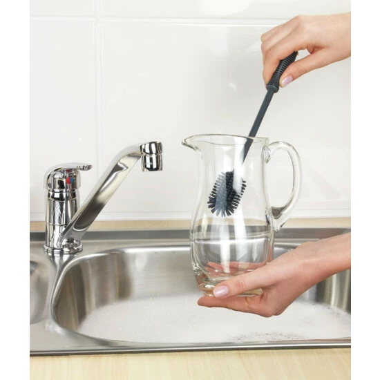 Wenko Silikon Spülbürste Sia Grau 5 Wenko Silikon Spülbürste Sia Grau – Bild 3