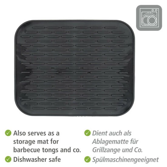 Wenko Silikonablage Minu Schwarz 7 Wenko Silikonablage Minu Schwarz – Bild 5