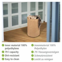 Wenko Wäschesammler Juna Rund -Günstiges Wenko Geschäft unnamed file 31042