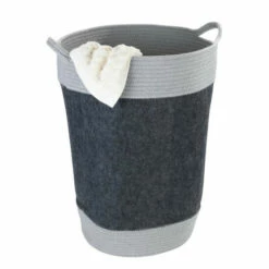 Wenko Filz Wäschesammler Bea Dunkelgrau -Günstiges Wenko Geschäft unnamed file 31083