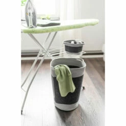 Wenko Filz Wäschesammler Bea Dunkelgrau -Günstiges Wenko Geschäft unnamed file 31092