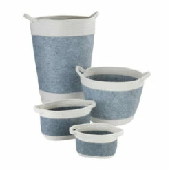 Wenko Filz Wäschesammler Bea Hellgrau -Günstiges Wenko Geschäft unnamed file 31147