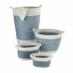 Wenko Filz Wäschesammler Bea Hellgrau -Günstiges Wenko Geschäft unnamed file 31154