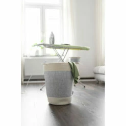 Wenko Filz Wäschesammler Bea Hellgrau -Günstiges Wenko Geschäft unnamed file 31159