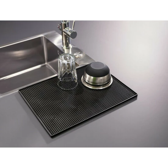 Wenko Abtropfmatte Maxi Schwarz, 40 X 30 Cm 4 Wenko Abtropfmatte Maxi Schwarz, 40 X 30 Cm – Bild 2