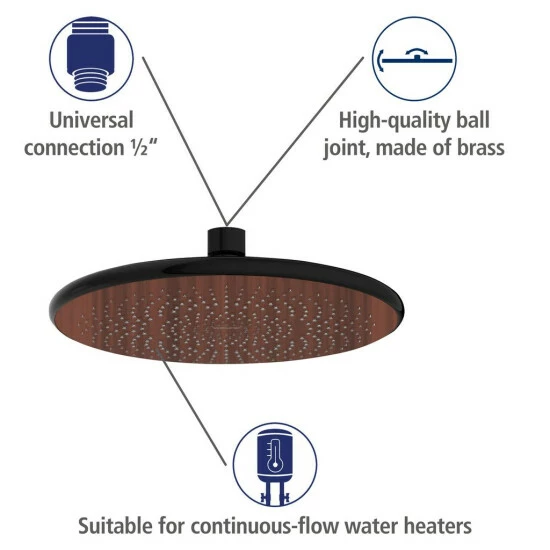Wenko Regenduschkopf Watersaving Wood 12 Wenko Regenduschkopf Watersaving Wood – Bild 10